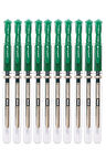 Yeşil İmza Kalemi 10 Adet Uniball Signo Broad 1.0 mm Roller Pilot Kalem Um-153 Roller Uçlu Likit Mürekkepli Kalem