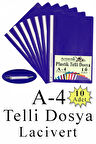 Telli Dosya Plastik A4 10 lu 1 Paket Poşet Dosyalara Uyumlu Ekonomik Kaliteli Şeffaf Kapak Telli Dosya Okul Büro Ofis