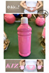 Pembe Cinsiyet Belirleme Parmak Boyası 1 Adet 500 ml Kız Cinsiyet Açıklama Boyası Yıkanabilir Zararsız