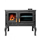 Volkan V-03 Fırınlı Kuzineli Şömine Soba