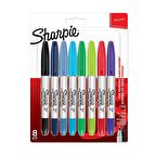 Sharpie Permanent Markör Kalem Twin Tip Karışık Renk 8'li 