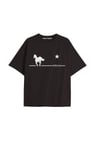 Deftones ünisex oversize t-shirt beyaz