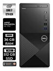 DELL VOSTRO i7 12700 36GB RAM 512GB SSD RX550/4GB FDOS N7600VDT3910 MASAÜSTÜ PC & PER4 BELLEK