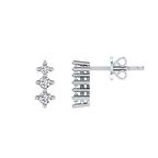 0,22 Karat Pırlanta Tria Küpe