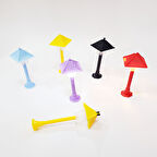 Büro Bahçe Aydınlatması için Çift Renk Yanan Işıklı Teraryum Dekor Obje Sokak Lambası