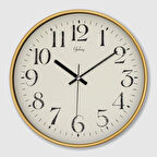 Büro Ev Dekoru için Büyük Rakamlı Açık Zemin Duvar Saati