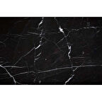 Büro Ev Dekoru için Siyah Mermer Desen Alüminyum Plastik Duvar Sticker