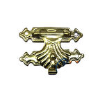 Hobi El İşçiliği için 100ADET 33x24MM Mini Sarı Sandık Kutu Tavla Ön Kilit Klipsi Seti