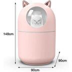 Büro Ev Konforu için Sevimli Kedi Dizayn Nemlendirme Cihazı