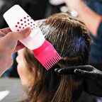 Büro Personeli Bakımı için Hazneli Saç Boya Krem Yağı Uygulama Tarağı