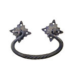 Hobi El Tasarımı için 30x130MM Antika Oksit Pirinç Kazan Kulbu