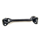 Büro Ev Atölye Güveliği için 13CM Retro Tip Oksit Pirinç Yuvalı Kapı Pencere Kancası