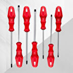 Büro Ev Atölye Hobi Takım Çantası için 3 Yıldız 4 düz Tornavidalı Set