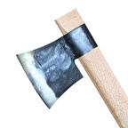 Büro Ev Hobi Takım Çantası için 60CM Küçük Sakallı Saplı Dövme Çelik Nacak Balta