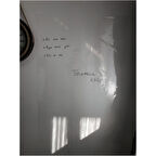 Büro Ev Ofis Dekoru için 45x500CM Üzeri Yazılabilir Yapışkanlı Şeffaf Duvar Pano Filmi