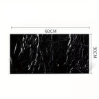 Büro Ev Ofis Dekoru için Siyah Mermer Desen Alüminyum Plastik Duvar Stickerı