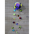 Büro Ev Ofis Dekoru için Africa Stil Rüzgar Çanı