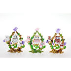 Büro Ev Ofis Dekoru için Lüks Baykuş Modeli