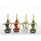 Büro Ev Ofis Dekoru için 10CM Mini Lüks İbrik Biblosu