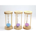 Büro Ev Ofis Dekoru için 30DK Süreli Ahşap Kum Saati