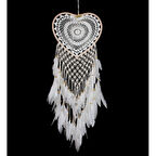 Büro Ev Ofis Dekoru için Kalpli Düş Rüya Kapanı Dreamcatcher