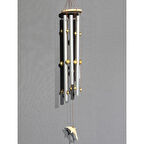 Büro Ev Ofis Dekoru için Boncuklu Metal Tasarım Rüzgar Çanı