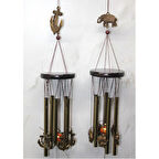 Büro Ev Ofis Dekoru için Metal Model Rüzgar Çanı