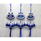 Büro Ev Ofis Dekoru için Metal Nazarlıklı Stil Rüzgar Çanı