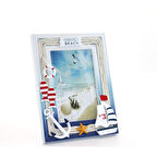 Büro Ev Ofis Dekoru için Ahşap Yapım Marin Stil Resim Çerçevesi