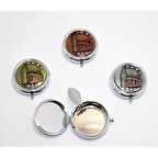 Büro Ev Ofis Dekoru için İstanbul Hediyeli Galata Kabartma Tekli Küllük