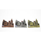 Büro Ev Ofis Dekoru için İstanbul Hediyesi Metal Yöresel Magnet