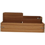 Büro Ev Ofis Düzeni için Ahşap Masaüstü Düzenleyici Kutu
