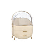 Büro Ev Ofis Düzeni için Çekmeceli Beyaz Kozmetik Organizeri