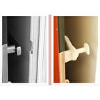 Büro Ev Ofis için Silikon Tarz Kapı Kolu Stoper Aparatı