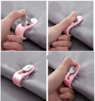 Büro Ev Ofis Düzeni için 4ADET Mandallı Yorgan Kılıfı Nevresim Sabitleme Klips Seti