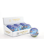 Büro Ev Ofis Personel Hediyesi için Taşlı Kalın Biçimli İstanbul El Aynası