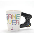 Büro Ev Ofis Hediyesi için Game Over Porselen Kupa Bardak
