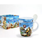 Büro Ev Ofis Hediyesi için Yöresel Tasarım Kupa Bardak