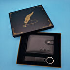 Büro Ev Ofis Hediyesi için Anahtarlıklı Cüzdan Seti