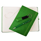 Büro Ev Ofis Hediyesi için Anahtarlıklı Kalem Defter Seti