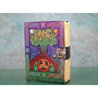 Büro Ev Ofis Hediyesi için Hayat Ağacı Deri Defter