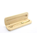 Büro Ev Ofis Hediyesi için Ahşap Kutulu Tekli Tükenmez Kalem