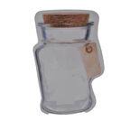 Büro Ev Ofis Mutfağı için 4ADET Kavanoz Görünüml Kilitli Saklama Poşeti Seti