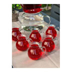 Büro Ev Ofis İçecek Keyfi için 6ADET Borosilikat Cam Bardak Seti