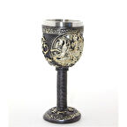 Büro Ev Ofis İçecek Keyfi için Paslanmaz Çelik Bardak Dekoratif Kadeh