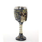 Büro Ev Ofis İçecek Keyfi için Paslanmaz Çelik Bardak Şövalye Dekoratif Kadeh