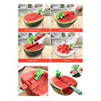 Büro Ev Ofis Mutfağı için Kolay Dilme Aparatı Kavun Karpuz Dilimleyici