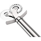 Büro Ev Ofis Mutfağı için Çift Başlıklı Bıçak Pizza Hamur Bıçağı