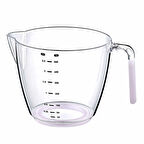 Büro Ev Ofis Mutfağı için 500ML Silikon Saplı Kuru Sıvı Malzeme Erzak Ölçü Kabı