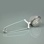 Büro Ev Ofis Mutfağı için Paslanmaz Çelik Un Kakao Pudra Şekeri Eleği Maşalı Demleme Süzgeci